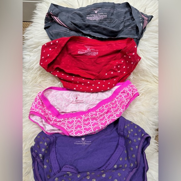 4 Vintage Victorias Secret Cotton Briefs - Picture 3 of 5